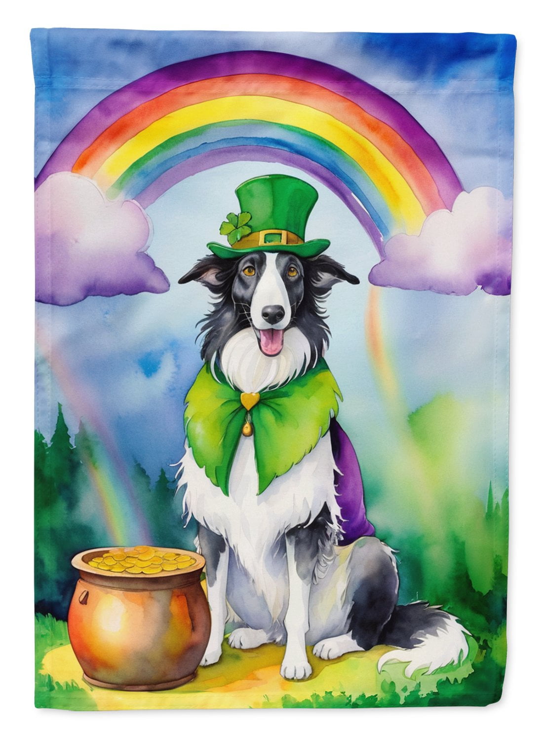 Belgian Tervuren St Patrick's Day Garden Flag 11.25 in x 15.5 in