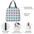 thumbnail image 4 of Pofeuu Tulips Flowers Print Lunch Bag Lunch Box Insulated Lunch Bag Adult Lunch Box for Men and Women, 4 of 8