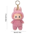 thumbnail image 4 of Juguete Monstruo Peluche Dibujos Animados Lindos Peluches Elfo para Regalos Cumpleaños () Rosa, 4 of 6
