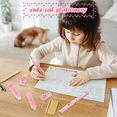 thumbnail image 3 of Kawaii Cat 6-Piece Stationery Set with Pencil Sharpener, Retractable Eraser, Correction Tape, 3 of 7