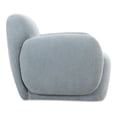 thumbnail image 3 of Moe's Home Collection Hazel Lounge Chair Light Blue Fabric Chairs, 3 of 6