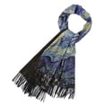 thumbnail image 6 of Sakkas Oria Women's Soft Lightweight Colorful Printed Shawl Scarf Wrap Stole - Landscape 1 - One Size Regular, 6 of 7