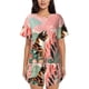 thumbnail image 1 of Balery Colorful Cat With Flowers Conjunto de Pijama para Mujer con Estampado, Dos Piezas de Manga Corta y Shorts, Ropa de Dormir Suave con Cuello Redondo y Bolsillos-Medium, 1 of 6