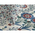 thumbnail image 4 of Ambesonne Ethnic Quilted Bedspread Set 3 Pcs, Old Floral Leaf Ornament, Queen Size, Maroon Teal, 4 of 5