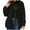 Black, variant on Lovskoo Womens Full Zip Up Fuzzy Fleece Jacket Stand Collar Winter Solid Color Long Sleeve Shrink Cuffs Loose Lapel Coats Outerwear Beige