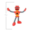 thumbnail image 3 of Lot de 5 Rouges - Robot en Fil Créatif Torsadé et Déformable, Modifiable Villain Doll, Jouet Anti-Stress Amusant et Farceur pour Enfants, Cadeau Fidget, 3 of 7