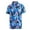 Flamingo Blue, variant on APTRO Mens Golf Shirt Short Sleeve Floral Polo Shirt Dry Fit Printed Performance Moisture Wicking Collared Polo Shirt Flamingo Blue MPO04 L