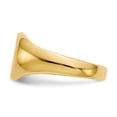 thumbnail image 6 of Auriga Fine Jewelry 14K Yellow Gold 8.5x8.5 mm Closed Back Signet Ring for Women Size 3, 6 of 7
