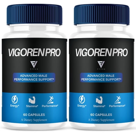 (2 Pack) Vigoren Pro Performance, Vigoren Advanced Health Support (120 Capsules)