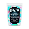 thumbnail image 2 of 400PCS Outdoor Luminous Stones for Glow in the Dark Walkways, Night Guide Pebbles Garden River Pebbles, Artificial Landscape Rocks for Driveway Walkway Stepping Stone Paths with Natural Look, 2 of 10