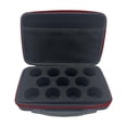 thumbnail image 3 of Bolsa protectora especial yo con 11 ranuras, a prueba de golpes, portátil, multiusos, con asa y organizador de doble cremallera rojo, 3 of 10