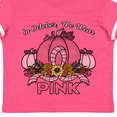 thumbnail image 4 of Inktastic In October We Wear Pink with Ribbon and Pink Pumpkins Boys or Girls Toddler T-Shirt, 4 of 5