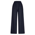 thumbnail image 6 of ADSSDQ Capri Jeans for Women Wide Leg Jeans Woman Stretchy Pull On Jeans High Waist Denim Jean Capris Pant with Pocket Navy XL, 6 of 8