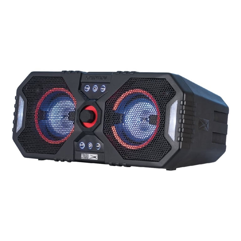Altec Lansing Portable Bluetooth Speaker with Waterproof, Black