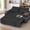 Black-Pro, variant on ShiKeyi 3 in 1 Convertible Sleeper Futon Sofa Bed, 55" Pull Out Sofa Bed with Storage Pocket/Side Pocket/2 Pillows for Living Room, Black