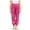 Hot Pink, variant on newwalpole Cargo Pants for Girls Hip Hop Glitter Pants Dancing Shiny Pants Streetwear Black for Size 3-4 Years
