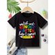 thumbnail image 3 of Girls' "Watch Out Kindergarten Here I Come!" Graphic T-Shirt - Soft Playful Letter Print with Pencil Design, Round Neck Machine-Washable Knit Top for Preschool & Kindergarten Milestone, 3 of 7