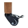 thumbnail image 6 of Pemberly Row 2 Shelf Nutmeg Solid Wood Bar Cart with Stemware Storage, 6 of 10
