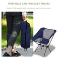 thumbnail image 2 of OldPAPA Portable Camping Chair,Lightweight Ultralight Folding Mesh Back Backpacking Chairs for Camp Hiking Lawn Beach,Support Up to 250lbs,High Backrest, 2 of 6