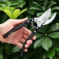 thumbnail image 2 of Ausyst Gardening Tools Garden Pruning Shears Stainless Steel Blades Handheld Pruners Premium Bypass Pruning Shears For Your Garden Clearance, 2 of 8