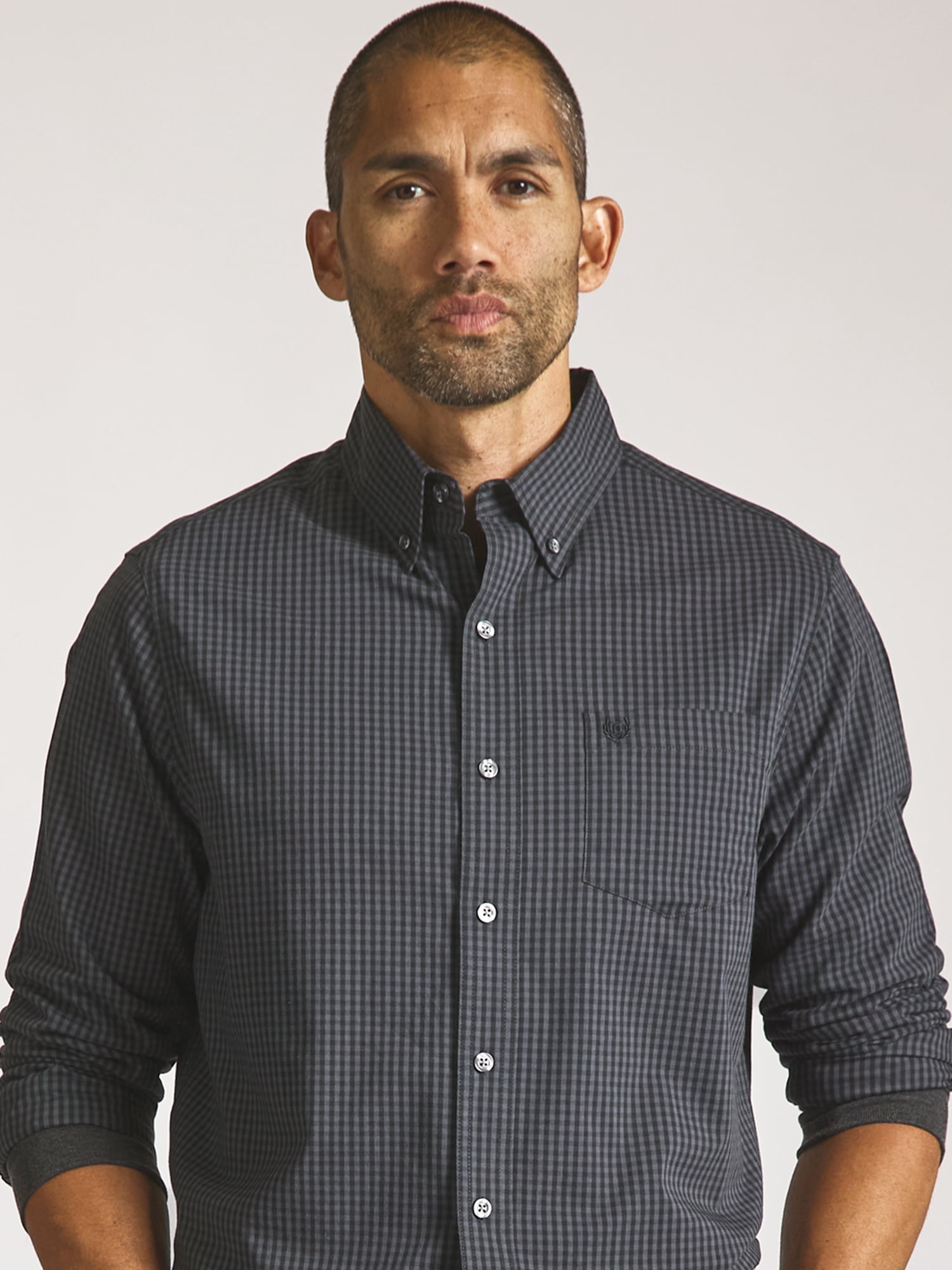 Chaps Men’s and Big Men’s Easy Care Long Sleeve Shirt, Sizes S–2XL