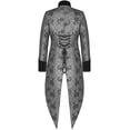 thumbnail image 3 of Awdenio Jackets for Man Fashion Tailcoat Long Sleeve Button Jacket Frock Coat, 3 of 3