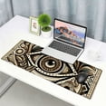 thumbnail image 6 of nygtbtfer  Ergonomic Mouse Pad with Wrist Support Beige Abstract Eyes Non-Slip Rubber Base Mousepad for Home Office Gaming Working Computers Laptop Easy Typing & Relief 31.5x11.8 in, 6 of 6