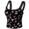 thumbnail image 4 of Soyumi Tank Top, Women Casual Loose Fit Square Neck Flowy Tank Tops Sleeveless Summer Tops Buttery Soft Breathable Fabric Trendy Streetwear Spring Outfits Clothes, Black, 4 of 4