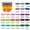 2 Oz-24 pack, variant on 2 oz Mini Glass with Mouth Colored Lids - 24-Pack Glass Canning Jars for Storage, Overnight Oats, Jam, Jelly, Honey, Beans, Spices,