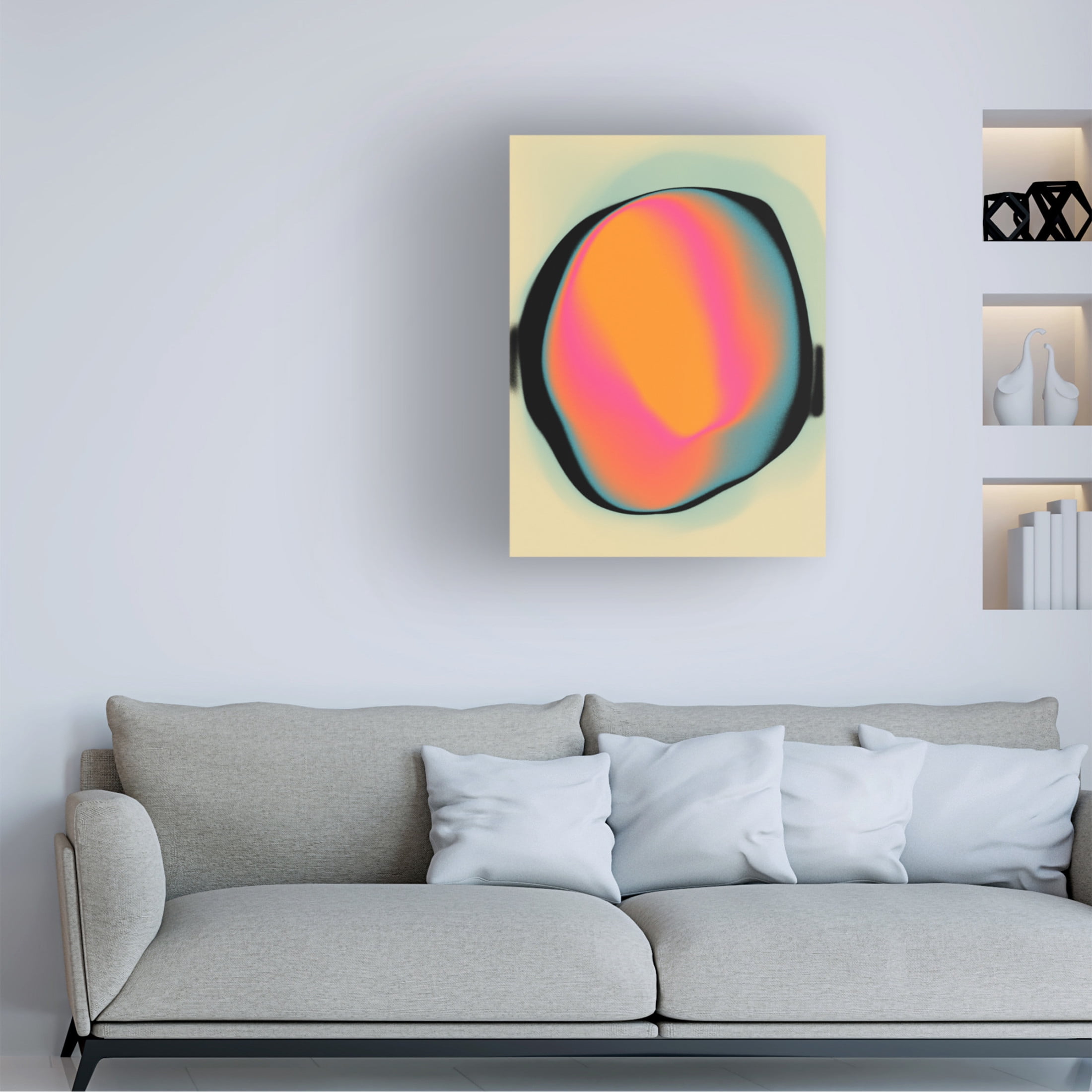 Trademark Fine Art Jazzberry Blue Ghost 2 Canvas Wall Art
