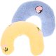 thumbnail image 1 of 2 almohadas en forma de U para gatos, protección para el cuello, suave y cómodas., 1 of 6