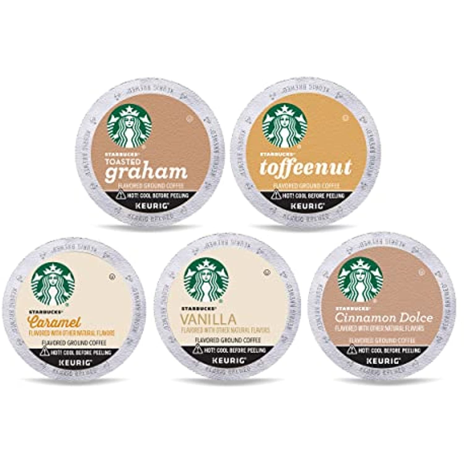Starbucks Flavored KCup Coffee Pods Variety Pack For Keurig Brewers 40