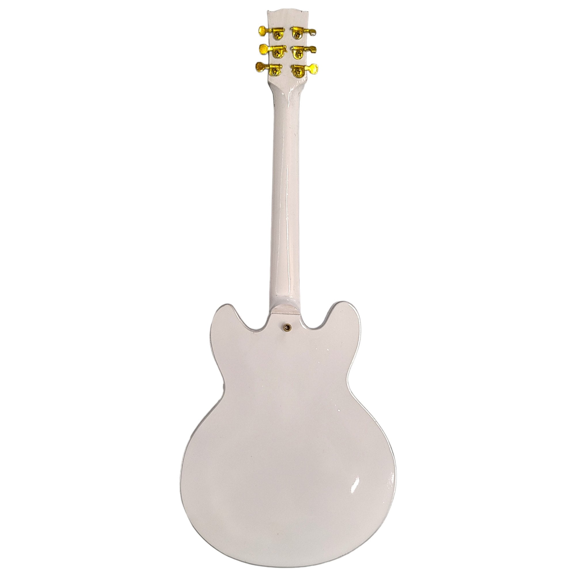 Alex Lifeson Gibson ES-355 Alpine White 10 Inch Miniature Guitar Replica
