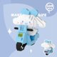 thumbnail image 1 of Juguete decorativo ensamblado de Hello Kitty Sanrio, figura de Anime Kuromi, modelo Cinnamoroll, caja de bloques de construcción, modelo de rompecabezas, regalo, 1 of 4