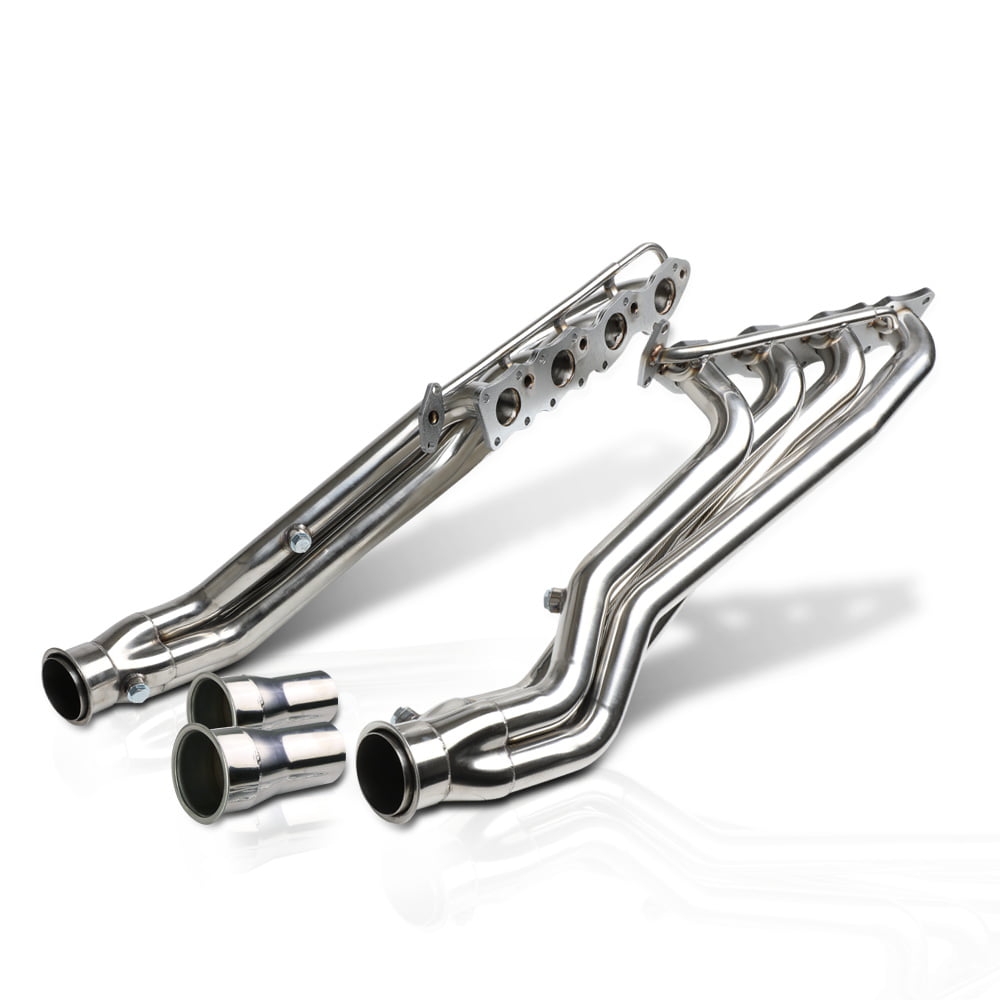 For Tundra 5.7L V8 Stainless Steel 2PC 4-1 Long Tube Racing Exhaust Header Manifolds 