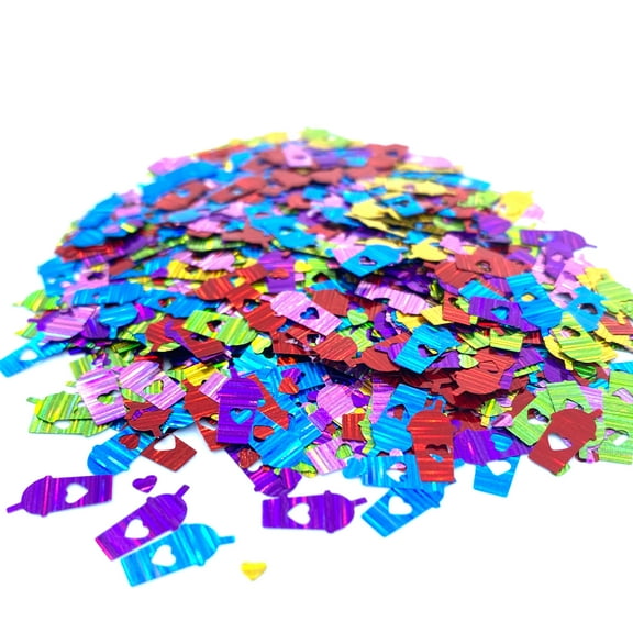 Frappe Shape Glitter Confetti (1oz = 28g)