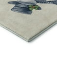 thumbnail image 3 of Addison Rugs Mayfield Premium Machine Washable Transitional Holiday Snowman Ivory Rectangle Rug, 5' x 7'6", 3 of 7