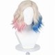 thumbnail image 1 of wonima44 Sinclair Costume Wigs Short Wavy Colorful Blonde Blue Pink Ombre Wigs for Women Cosplay Halloween Party Side Part, 1 of 1