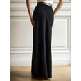 thumbnail image 2 of Women'S Satin High Waisted Maxi Skirts Hidden Zip A Line Long Skirt, 2 of 8