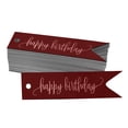 thumbnail image 1 of Inkdotpot Pack Of 50 Real Rose Gold Foil Paper Tags Happy Birthday Favor Hang Tags, 1 of 6