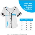 thumbnail image 7 of Powerpuff Girls Women's Baseball Jersey, Blossom Bubble & Buttercup Baseball Shirt White – M, 7 of 7