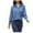 Blue, variant on Utoimkio Women's Button Down Shirts Classic Fit Dress Shirt Work Business Casual Long Sleeve Blouse Tops for Women
