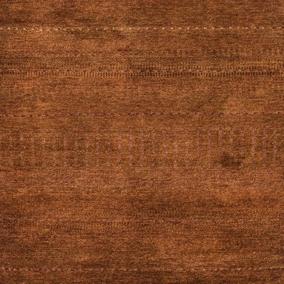 Ahgly Company Machine Washable Indoor Square Abstract Sedona Brown Area Rugs, 4' Square