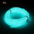 thumbnail image 1 of 5M EL Wire EL Cable Neon Light Lighting Electroluminescent Battery Operated for Party Halloween (Ice Blue), 1 of 4
