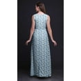thumbnail image 3 of Bimba Robe Longue Débardeur pour Femmes Shibori Maxi Col Rond Imprimée Robe de Soirée-Xx-Grand, 3 of 5