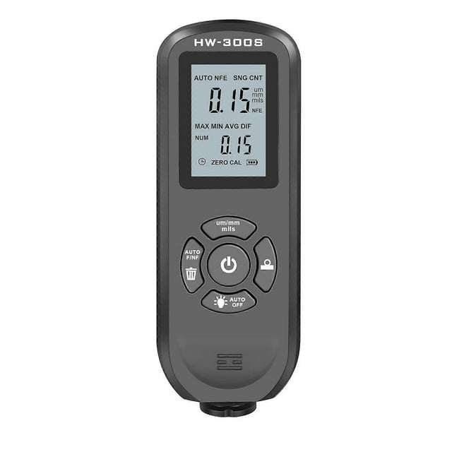 Car Paint Tester Coating Thickness Gauge with Digital LCD Backlight Display Coating Depth Detector Measuring Paint Depth