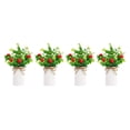 thumbnail image 2 of Injueey 2 pack/lote centros de de limón artificiales ecológicos elegantes fáciles de limpiar amplia aplicación manzanas pequeñas manzanas pequeñas 2Conjunto, 2 of 6