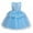 ZA3-Light blue, variant on Girls Dress Tie Dye Gradient Colorful Tulle Mesh Bow Princess Dress Children Floral Shaped Hem Pleated Party Wedding Pageant Gown for 6-7 Years