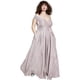 thumbnail image 1 of B. DARLIN Womens Off The Shoulder Gown Dress, ltpaspink, Plus Size, 18W, 1 of 1