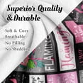thumbnail image 7 of Yibo Flamingo Gifts Blanket Flannel Soft and Comfortable Anti-static Bed Sofa Blanket, 7 of 7
